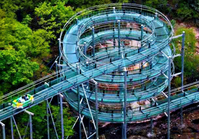 暑假京郊玩水好地方，清凉谷高山滑水双