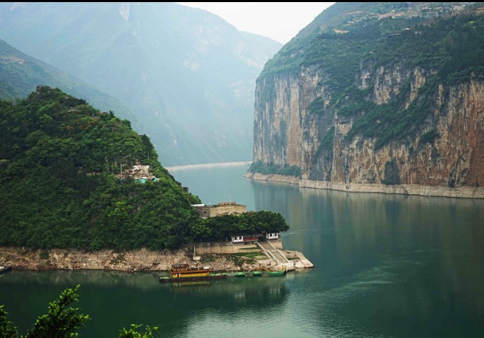 白帝城瞿塘峡，曾经的三峡天堑，如今充